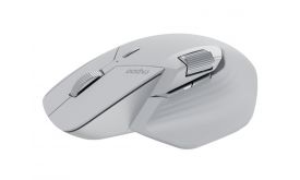 Rapoo MT760L Vezeték nélküli optikai egér, 2,4GHz + Bluetooth, fehér-szürke (226037)